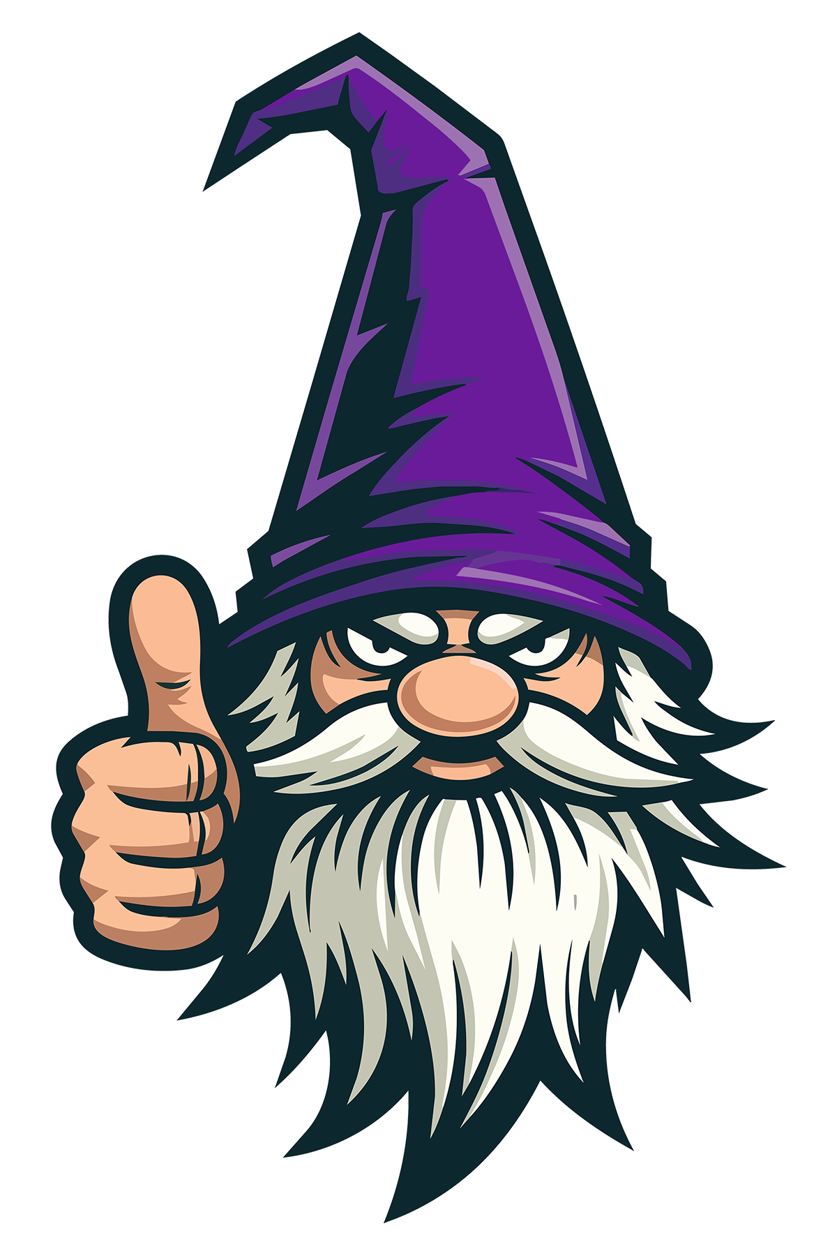 GNOME AF thumbs-up gnome logo mascot