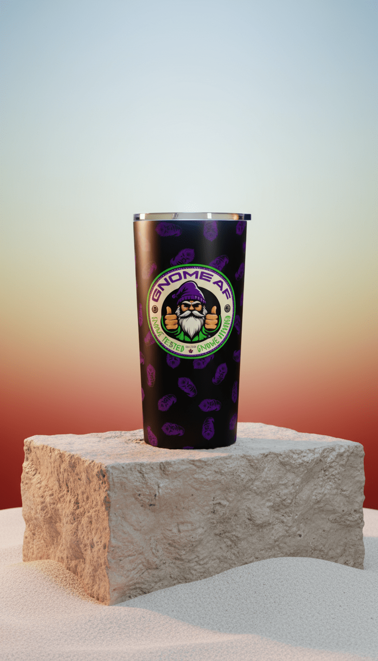 Gnome AF Original Logo 20oz Insulated Tumbler