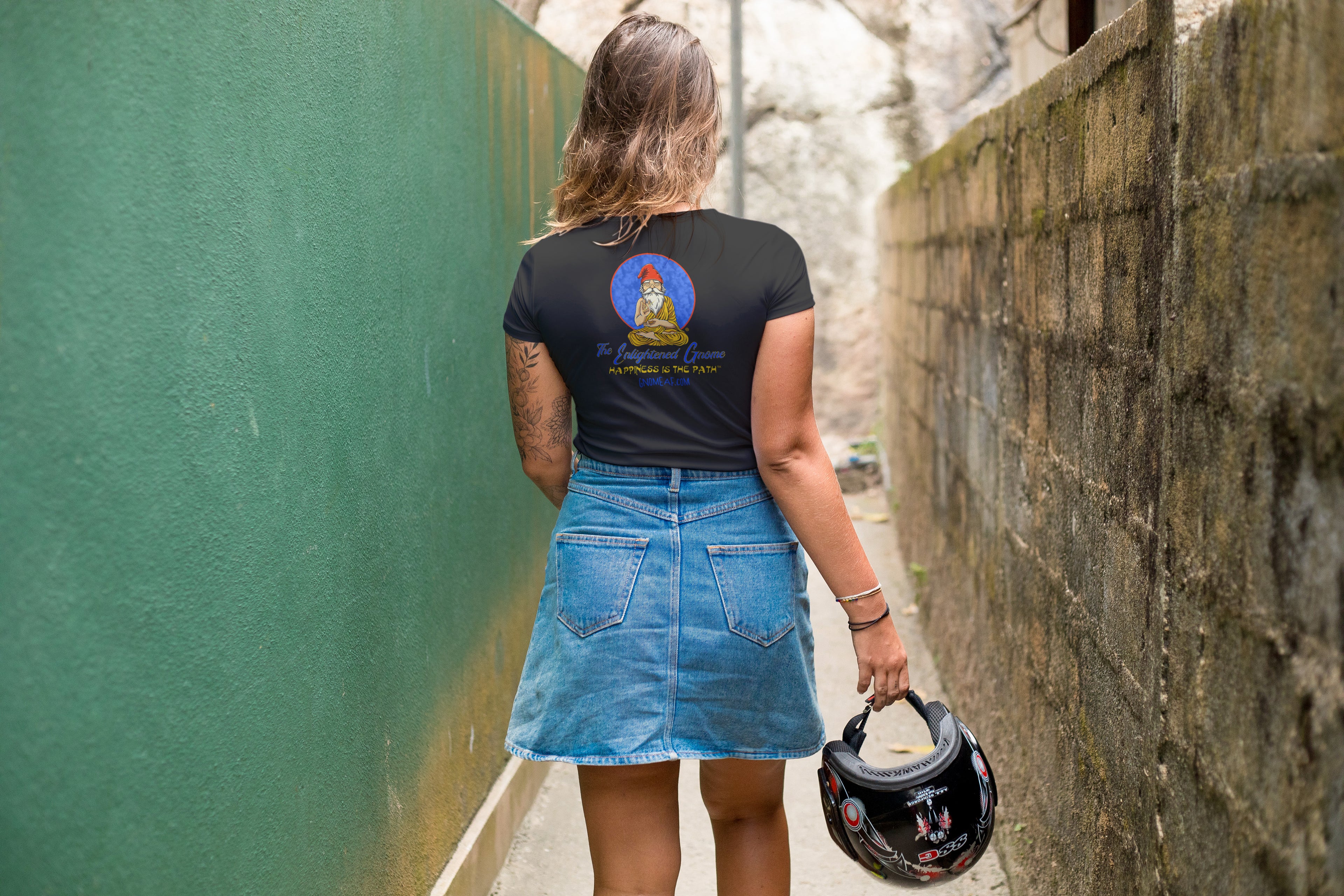 The Enlightened Gnome Women's V-Neck Tee